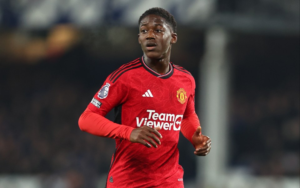 Kobbie Mainoo impressed on his Man United debut