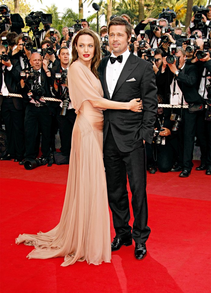 The A-list pair in happier times on the red carpet in 2009