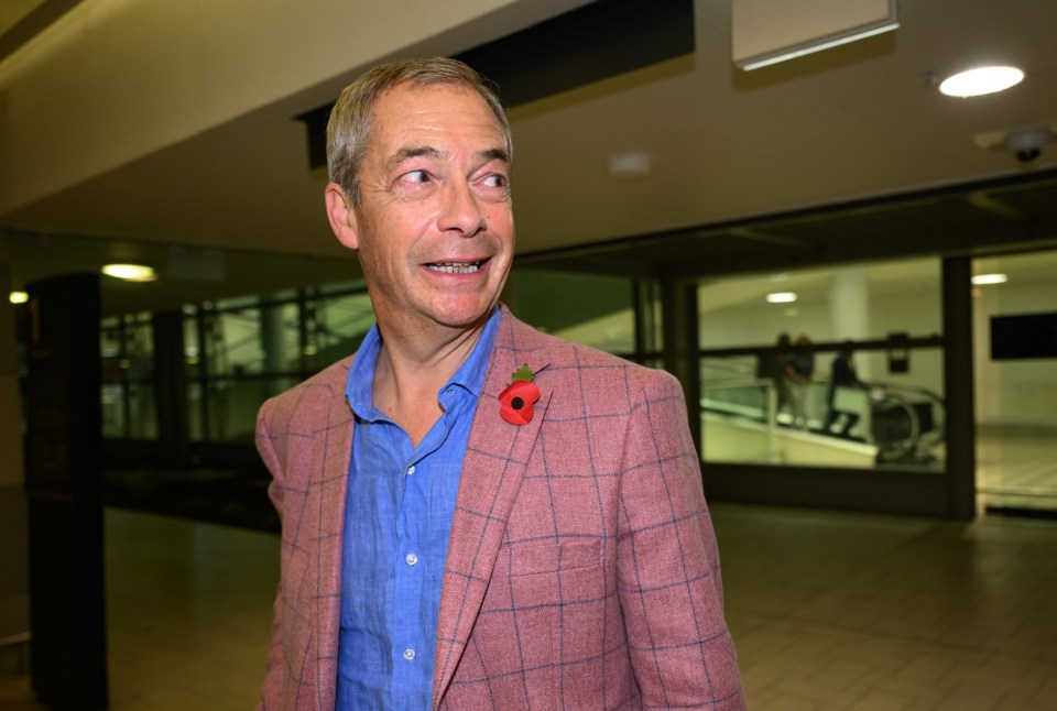 Mandatory Credit: Photo by James Gourley/Shutterstock (14205821x) Nigel Farage 'I'm a Celebrity...Get Me Out of Here!' TV show, Series 23, Arrivals, Brisbane Airport, Australia - 12 Nov 2023