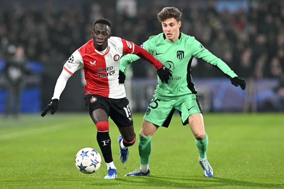 The 23-year-old put on a stellar performance against Feyenoord on Tuesday night