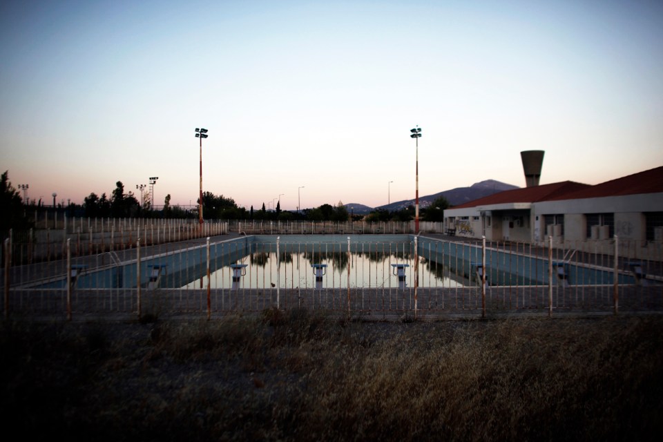 The 2008 Olympics cost a staggering £32billion - but venues like this pool have dried up