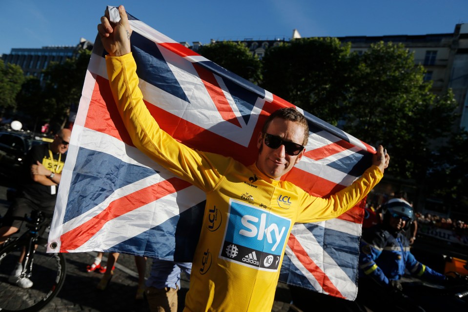 He became the first British rider to win the Tour de France