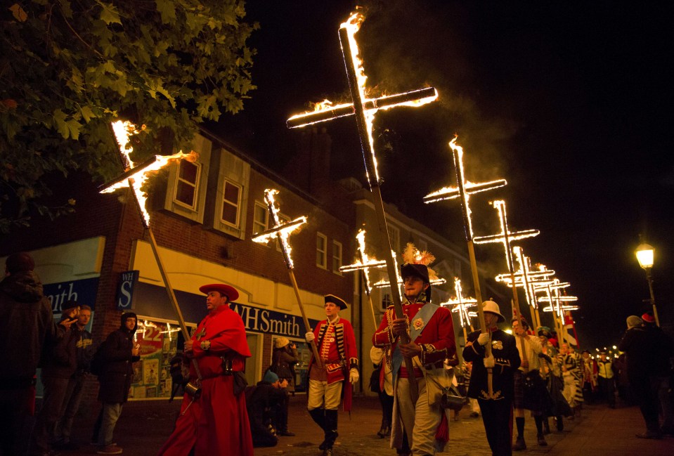 Lewes Bonfire will take place on Saturday, November 4, with the procession starting at around 5pm