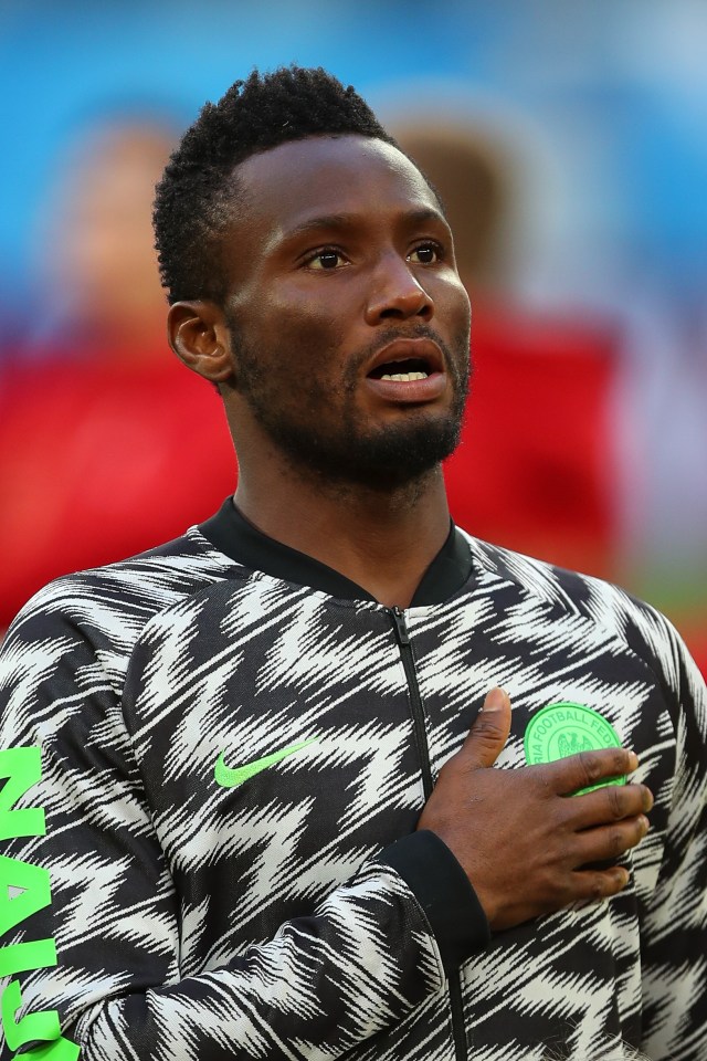 Mikel was due to play for Nigeria against Argentina at the World Cup