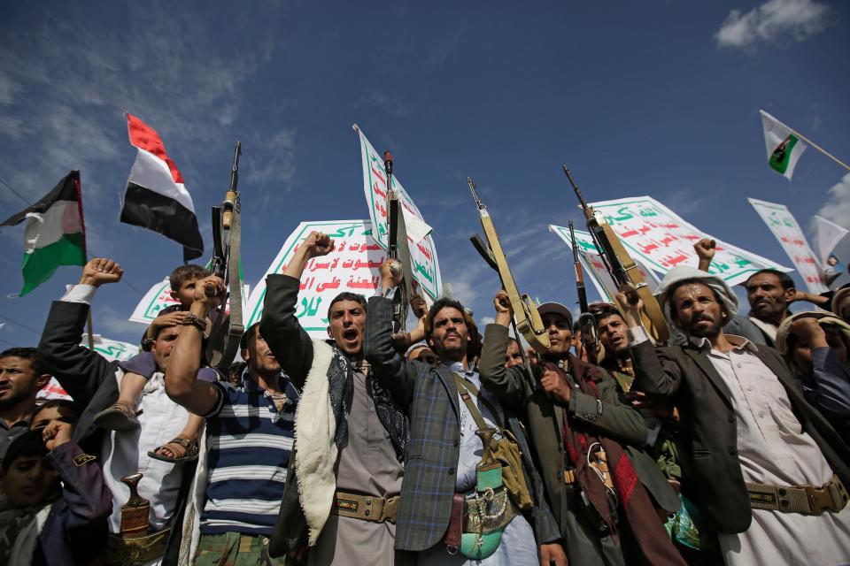 Houthi rebels are an Iran-backed militia group in Yemen