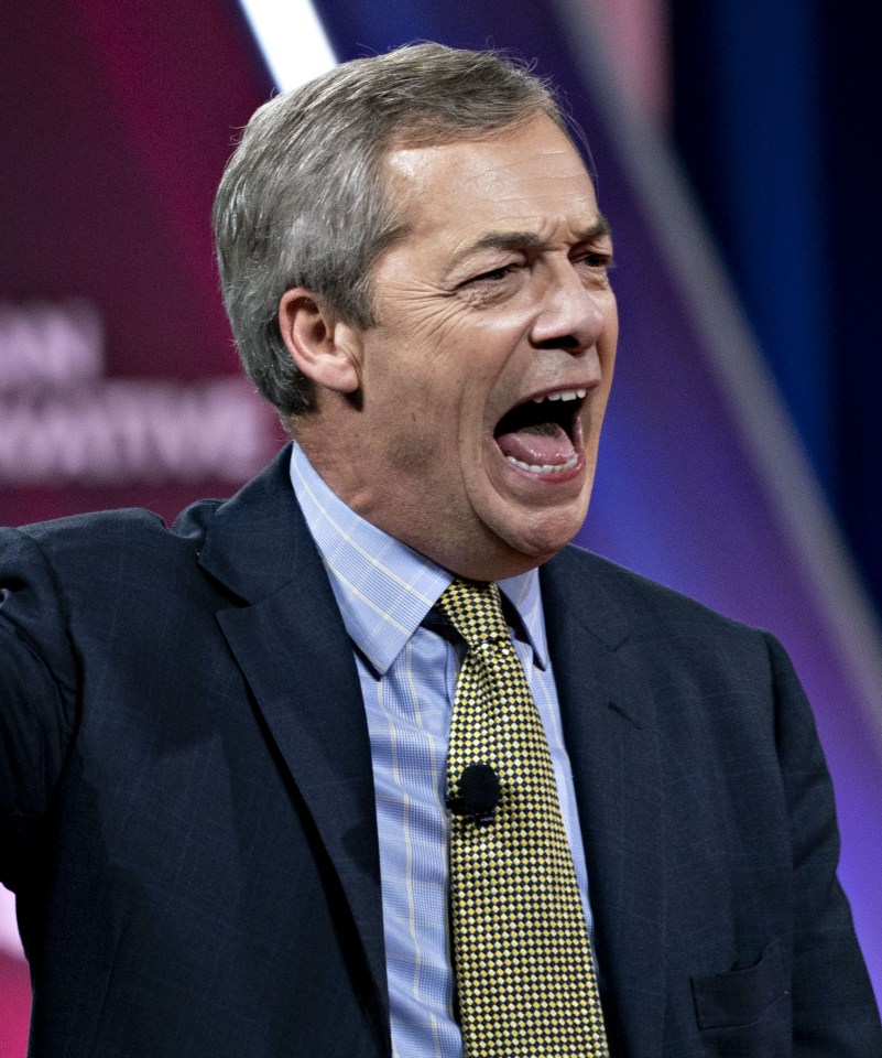 Nigel is known for his outspoken, impassioned speeches