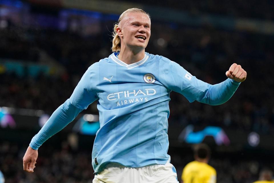 Erling Haaland has scored 69 goals in 71 appearances for Man City