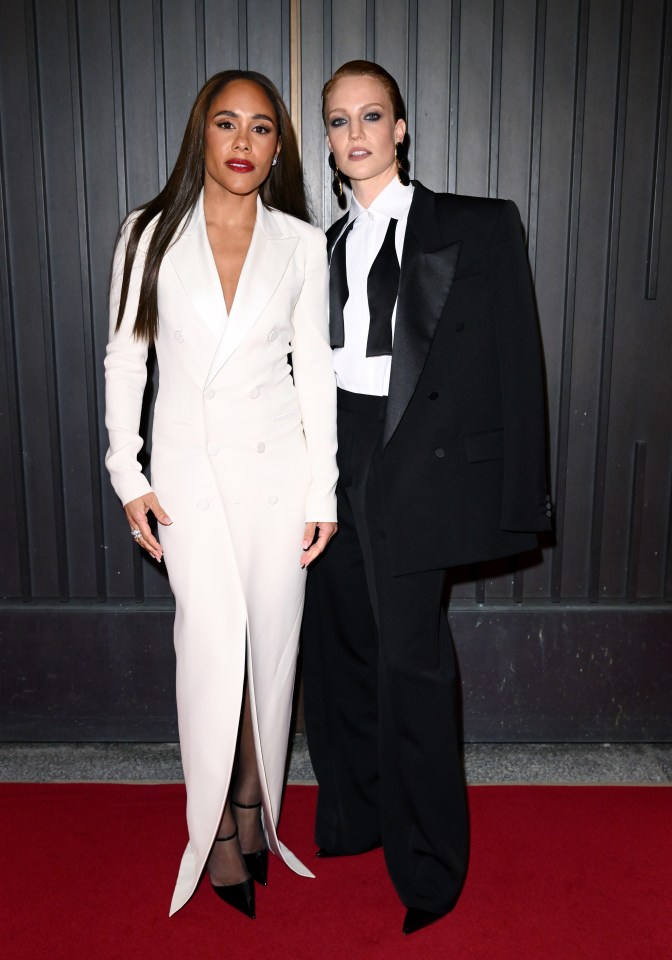 Alex Scott and Jess Glynne British Vogue's Forces for Change event