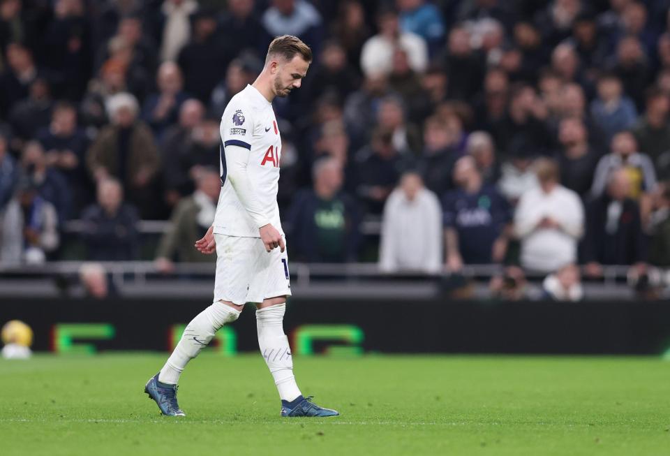 Tottenham's James Maddison has already withdrawn from the squad