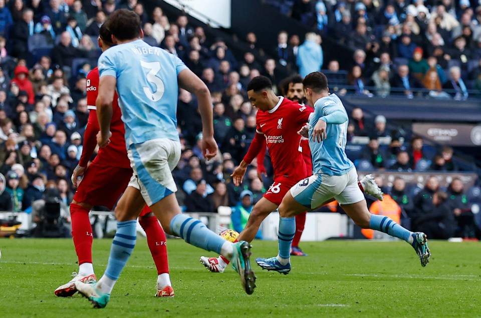 Trent Alexander-Arnold netted an equaliser in the second half