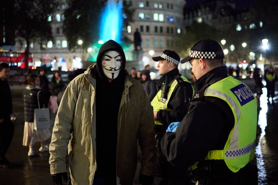 Cops have been given powers to make people in some areas remove face coverings