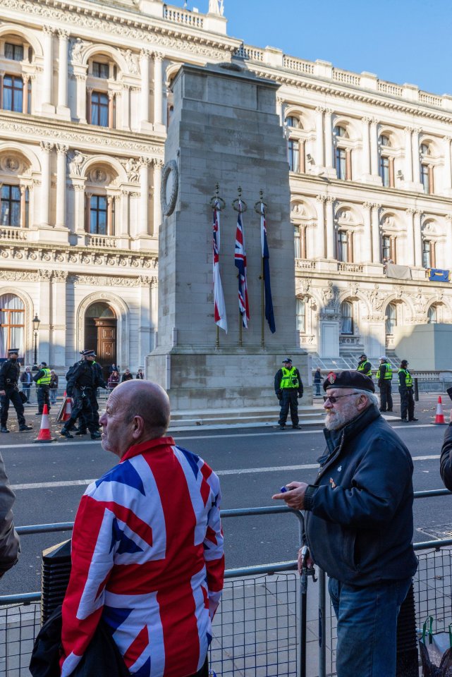 Patriotic Brits have taken the time to remember today