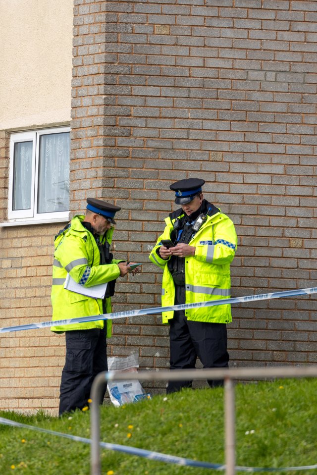 Cops have cordoned off a home in Barnstaple in a murder probe