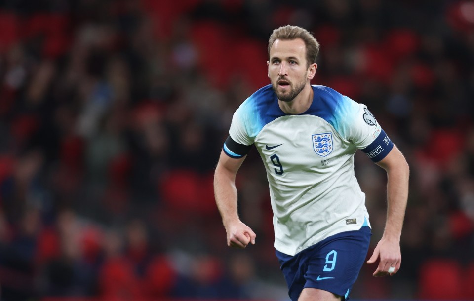 The robber's doppelgänger Harry Kane in action against Malta on Friday