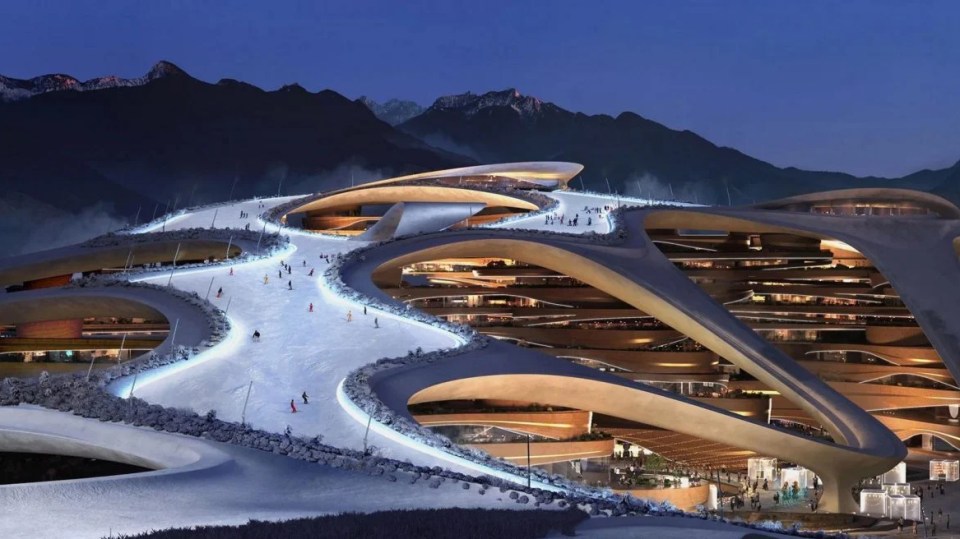 Megaproject Trojena - part of NEOM - will offer an all-around outdoor skiing and adventure sports centre