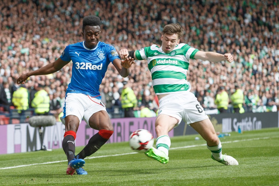 Dodoo played in the Old Firm Derby in Scotland during his spell at Rangers