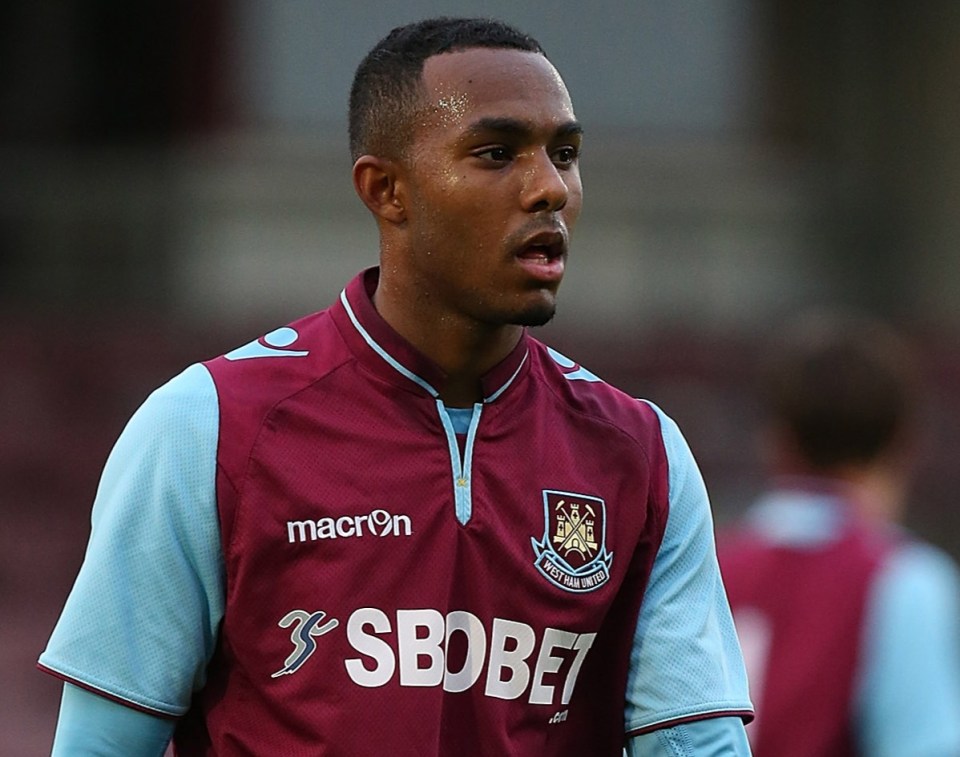 Former West Ham star Robert Hall now plies his trade in the semi-pro leagues