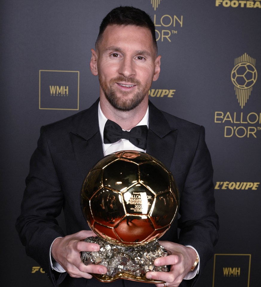 Messi scooped his eighth Ballon d'Or on Monday