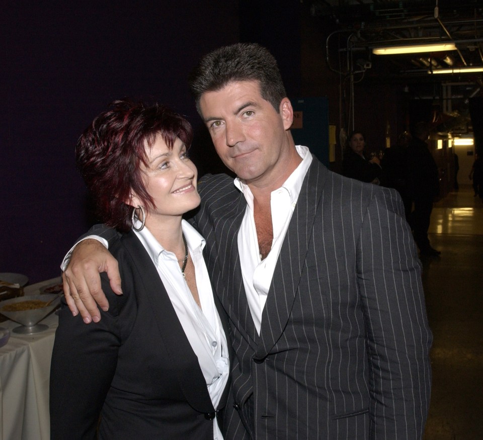 Sharon Osbourne and Simon Cowell (Photo by Ray Mickshaw/WireImage)