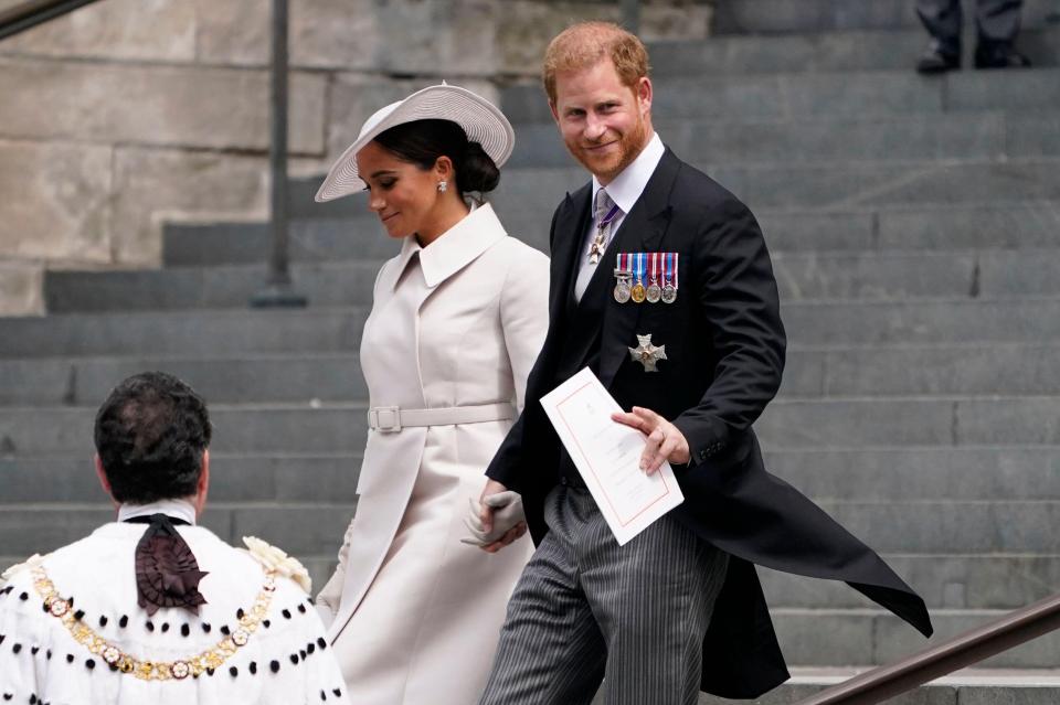 The Sussexes returned from the Queen's Jubilee celebrations on a Bombardier Global 6000 private jet