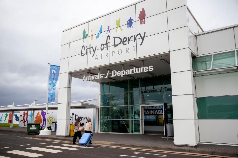 City of Derry Airport has seen passenger numbers drop massively