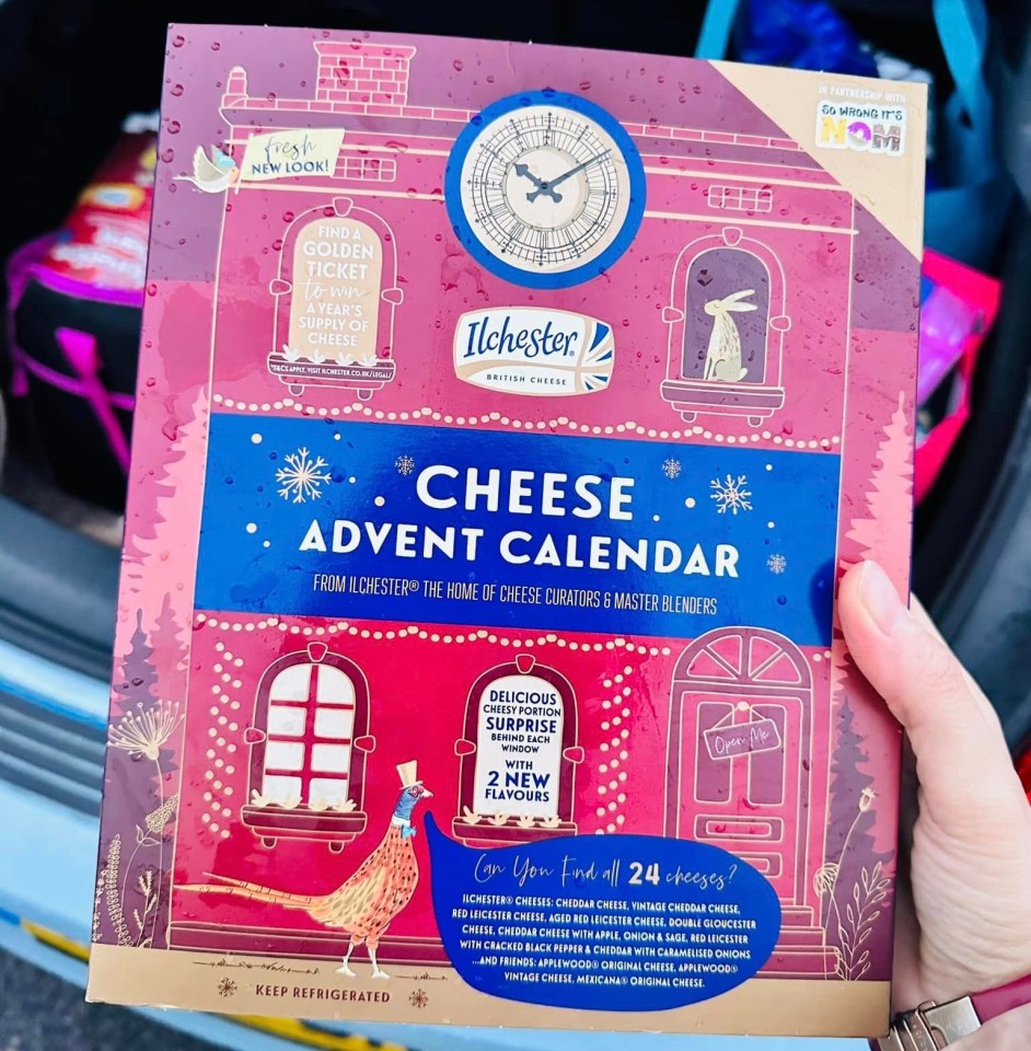 The Ilchester cheese advent calendar is a popular one among shoppers this year