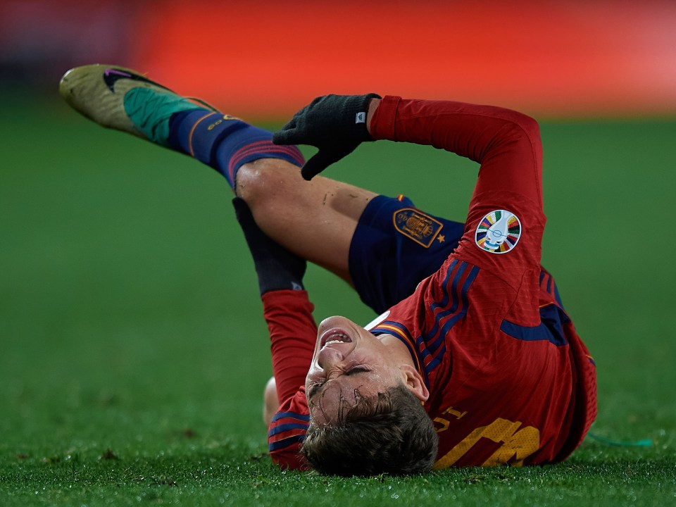 Barcelona ace Gavi has been sidelined for the rest of the season due to a knee injury