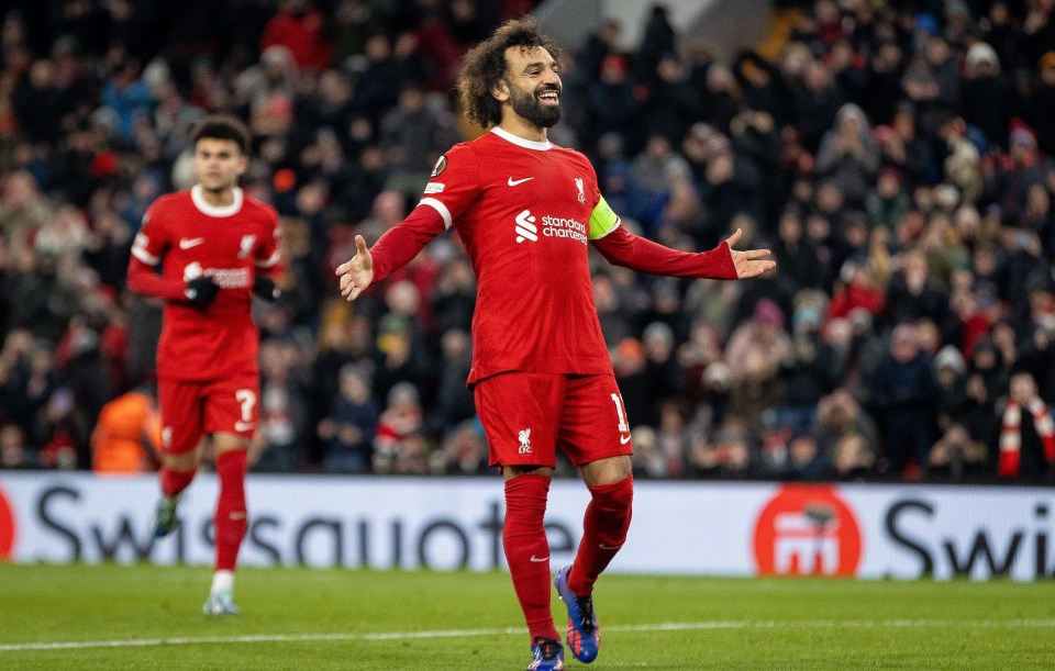 Salah takes his tally to 13 for the season