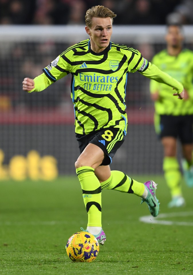 Martin Odegaard prompted the Gunners in their London derby