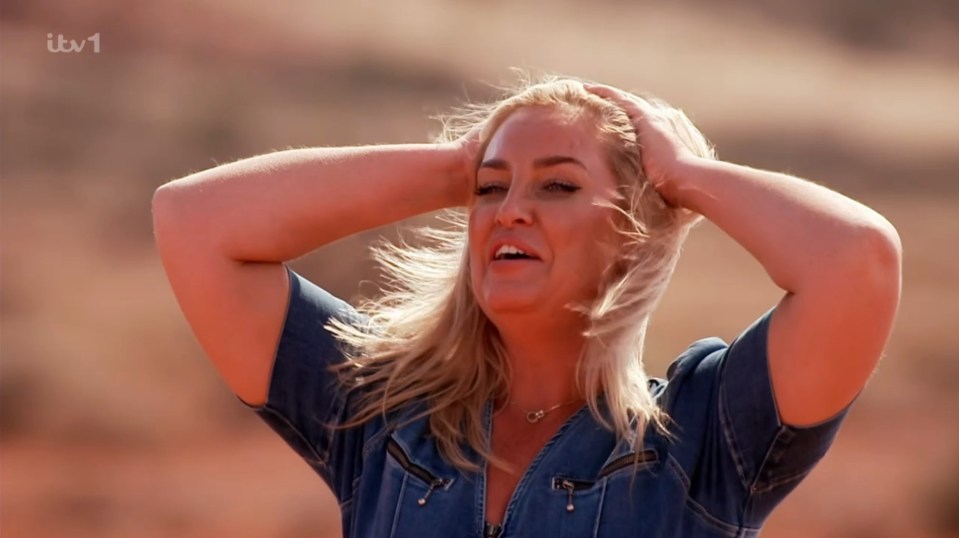 The TV presenter was dropped in the middle of the outback