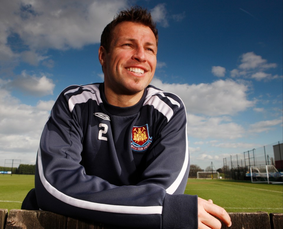 Lucas Neill played 79 games for West Ham and captained the side