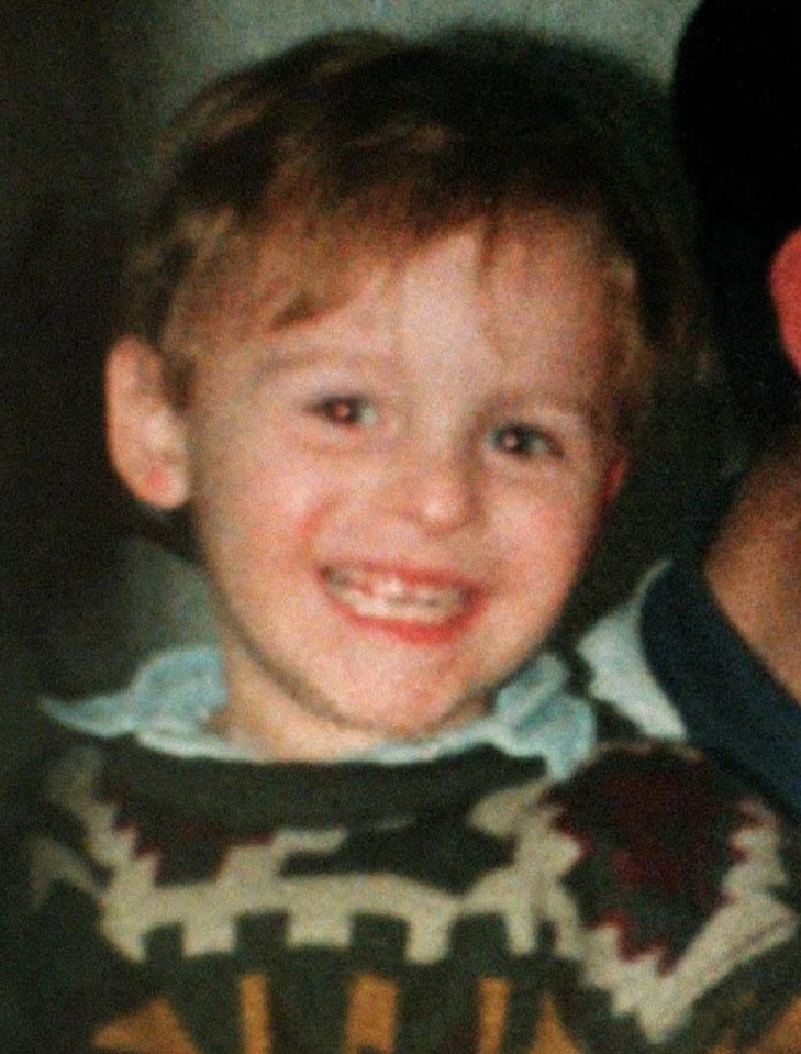 James Bulger was only two-years-old when he was killed by Venables and Robert Thompson