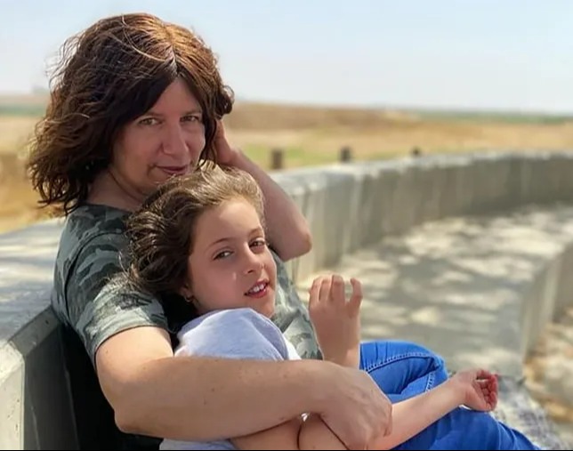 Hostage Raaya Rotem was released on Wednesday, pictured with her daughter Hila Rotem who was released on Saturday