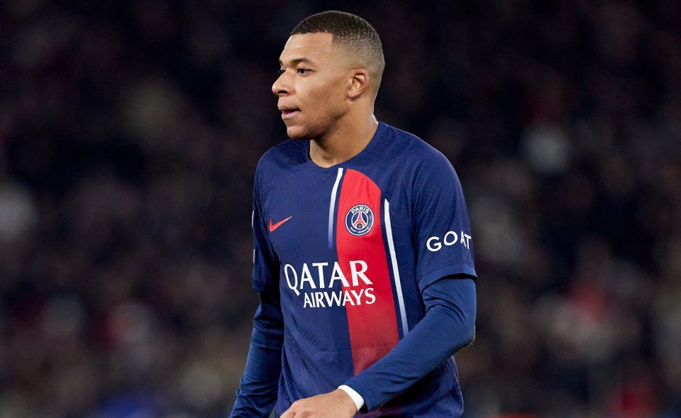 Kylian Mbappe appeared to play without a captain's armband for the end of PSG's 1-1 draw with Newcastle