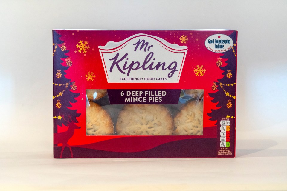 You're paying a premium to get Mr Kipling's pies