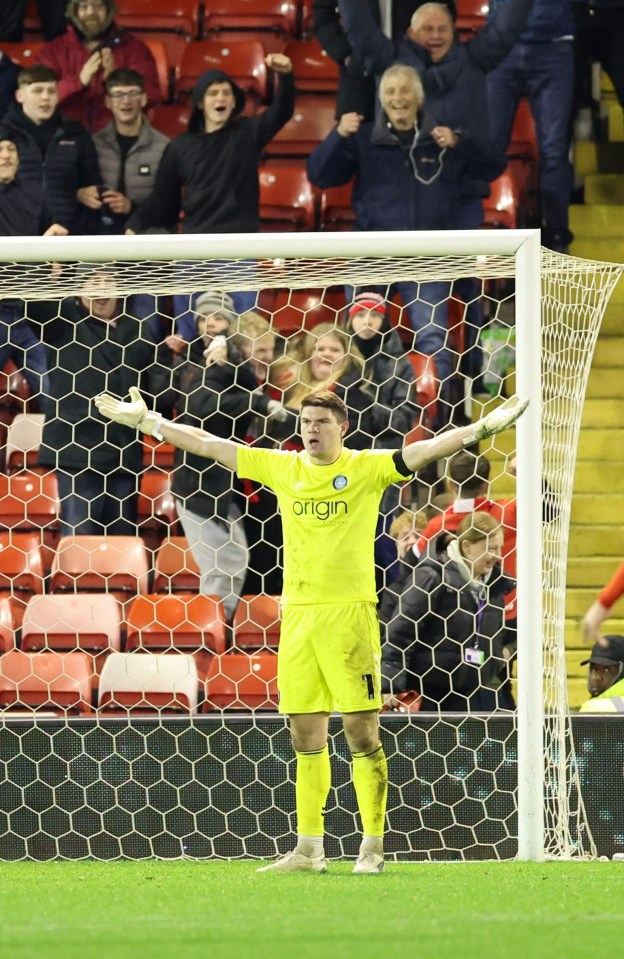 The protests of Wycombe's Stryjek fell on deaf ears