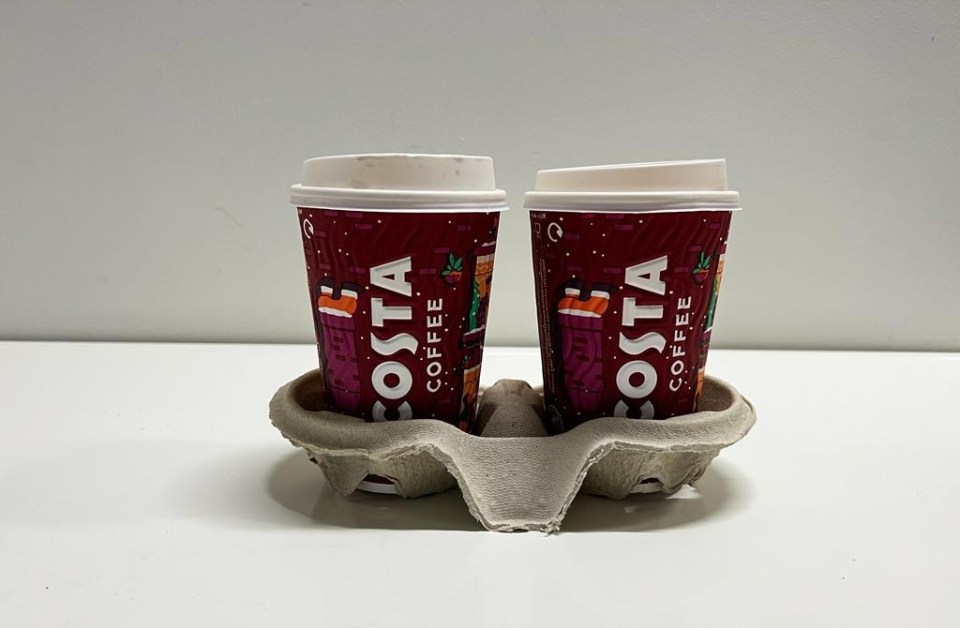 Costa's winter offering includes a Sticky Toffee Latte