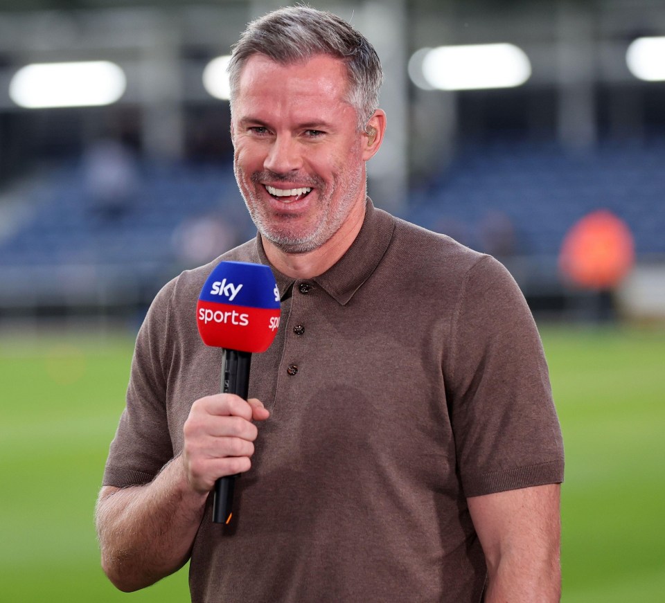 Jamie Carragher was criticised for the sounds he made on commentary