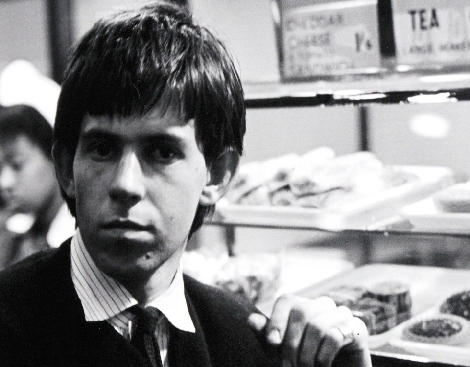 Rocker Keith Richards was one of the many music stars to visit Watford Gap in the 60s