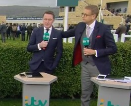 The legendary jockey had to be comforted by his fellow ITV pundits