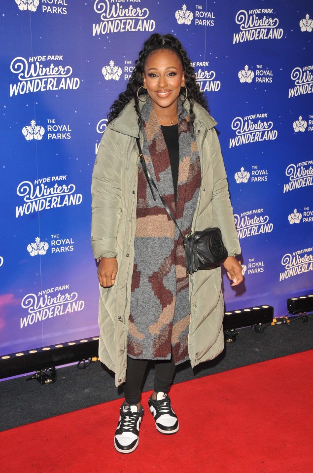 Alexandra Burke was the main attraction at Hyde Park's Winter Wonderland