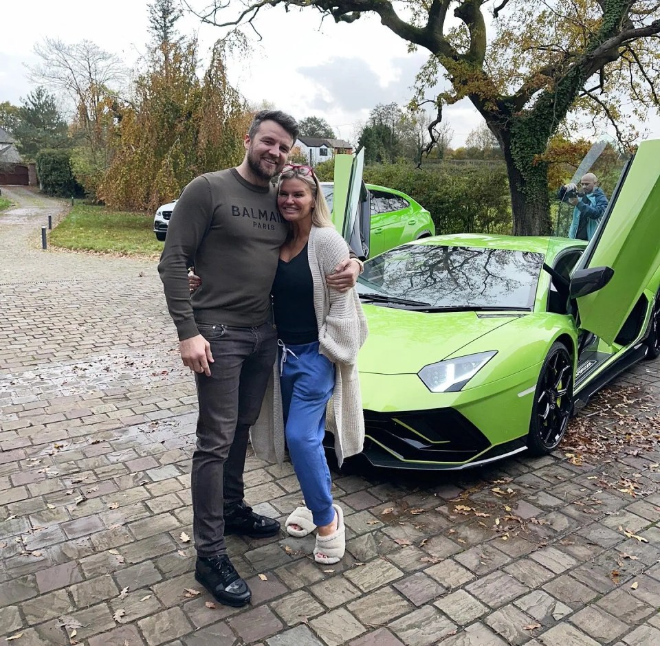 Kerry Katona was paid a visit by Anthony Fowler who gushed over her car collection