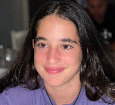 Released hostage Gali Tarshansky, 13