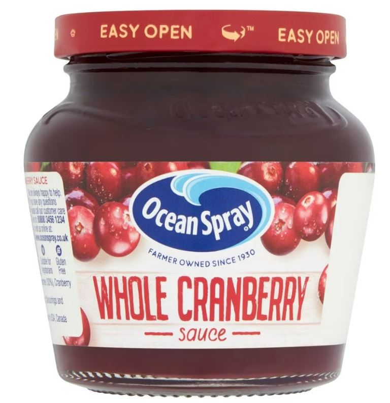 Grab Ocean Spray cranberry sauce for just £1.25 if you have a Tesco Clubcard