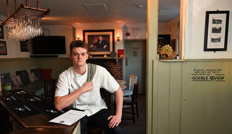 The White House sous chef Charlie Tomkins explains how the pub has been hit by rising food costs, and that it also cannot afford Sky Sports