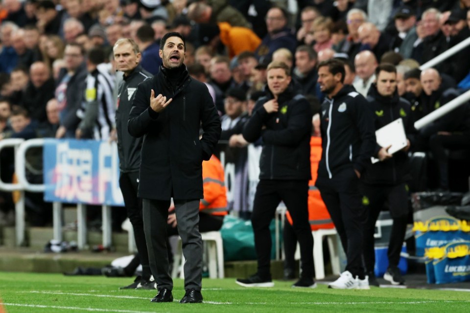 Mikel Arteta was left fuming after Arsenal's controversial 1-0 loss to Newcastle