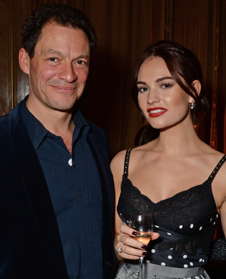 Lily’s liaison with Dominic West threatened her career