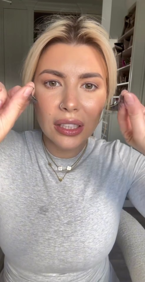 Olivia Bowen showed off her 'real face' as she candidly opened up on her grooming challenges