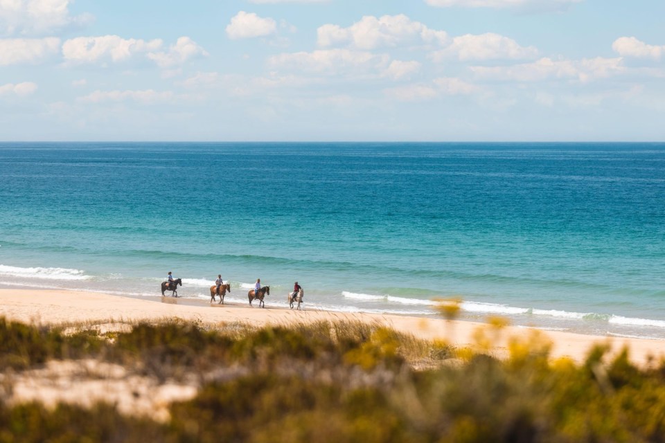 You can even do horse-riding on the mile-long stretch of beach