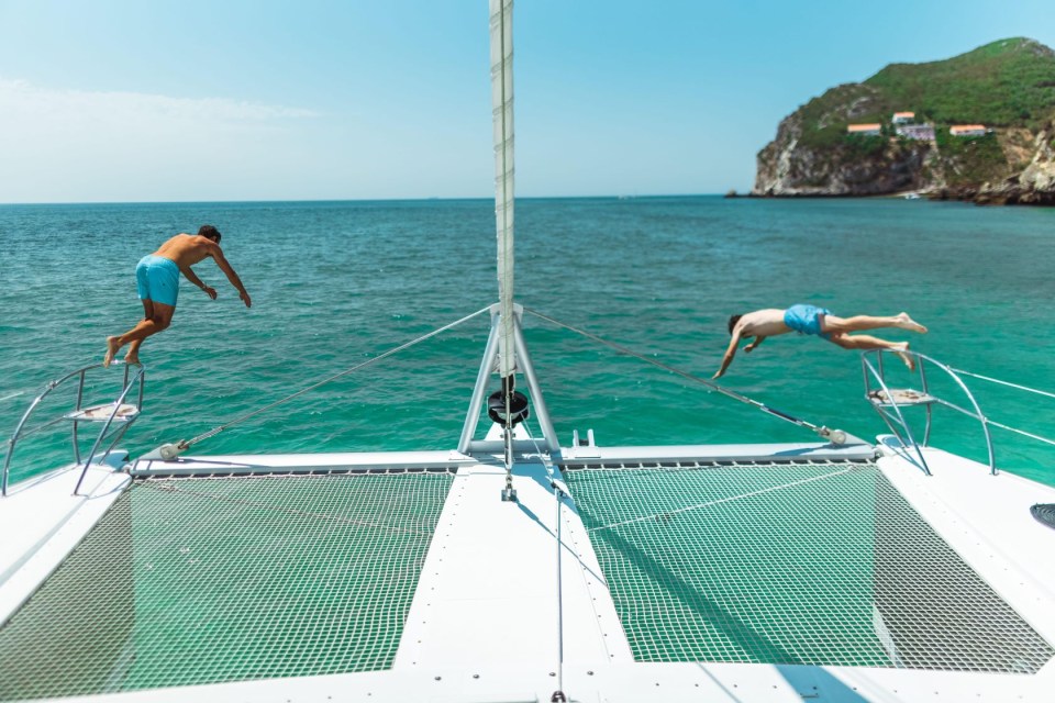 Luxury catamaran trips run each week from the club